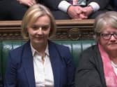 Screen grab of Prime Minister Liz Truss listening to Shadow Chancellor Rachel Reeves' response the Chancellor's statement in the House of Commons, London. Picture date: Monday October 17, 2022.