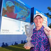 Gemma Dryburgh had reason to look pleased with herself after winning TOTO Japan Classic on the LPGA Tour on Sunday. Picture: Yoshimasa Nakano/Getty Images.