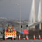 The Queensferry Crossing has been closed by falling ice three times within a year. Picture: Andrew Milligan/PA Wire