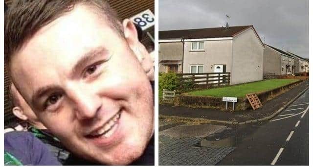 Ryan Low was found dead in his flat in Springbank Road, Paisley.