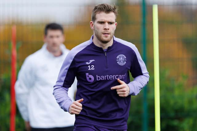 Hibs' Chris Cadden is stepping up his return from serious injury.