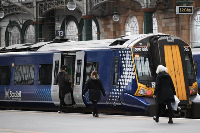 ScotRail said only 23 per cent of seats were filled on its pre-pandemic services. Picture: John Devlin
