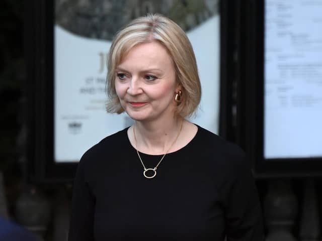 Prime Minister Liz Truss attends a service of prayer and reflection for her majesty Queen Elizabeth II at St Paul's Cathedral. Picture: Eamonn M. McCormack/Getty Images