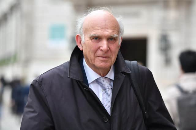 Sir Vince Cable. Picture: Dominic Lipinski/PA Wire