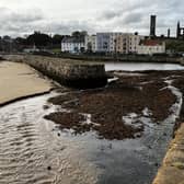 The historic harbour suffered significant storm damage. Picture: Fife Free Press
