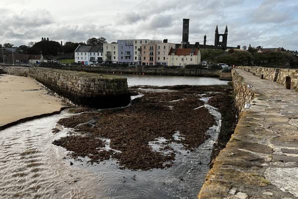 The historic harbour suffered significant storm damage. Picture: Fife Free Press
