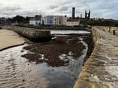 The historic harbour suffered significant storm damage. Picture: Fife Free Press