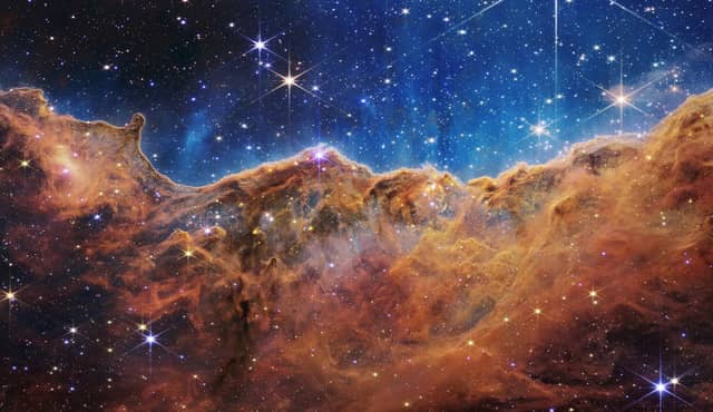 The first image Nasa has shared from its James Webb Space Telescope is this beautiful shot of a star forming region NGC 3324 in the Carina Nebula. It was partly produced by an instrument designed and built in Scotland at the Royal Observatory in Edinburgh.