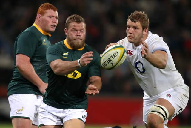 Duhan‘s older brother, Akker van der Merwe, has been capped three times by South Africa at hooker. Picture: David Rogers/Getty Images