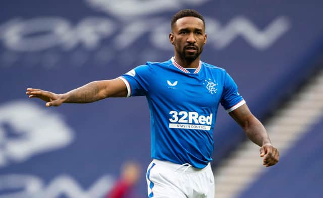 Rangers striker Jermain Defoe is in talks over his Ibrox future with his contract due to expire next month. (Photo by Craig Foy / SNS Group)