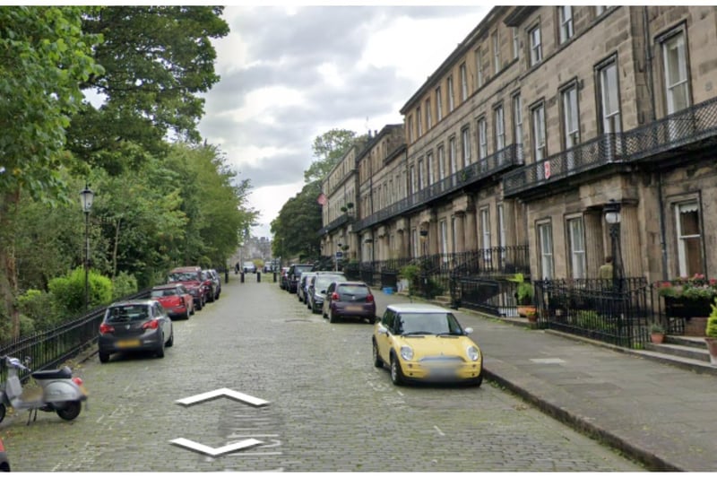 Edinburgh's stunning Regent Terrace is the fourth most expensive street in Scotland to buy a house, according to the Bank of Scotland
