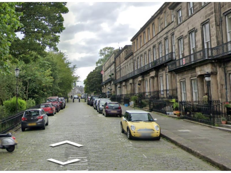 Edinburgh's stunning Regent Terrace is the fourth most expensive street in Scotland to buy a house, according to the Bank of Scotland