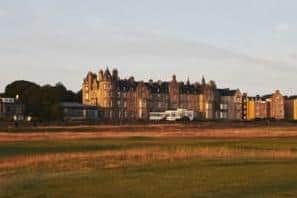 The Marine North Berwick overlooks the 16th hole of the historic West Links course of North Berwick Golf Club.