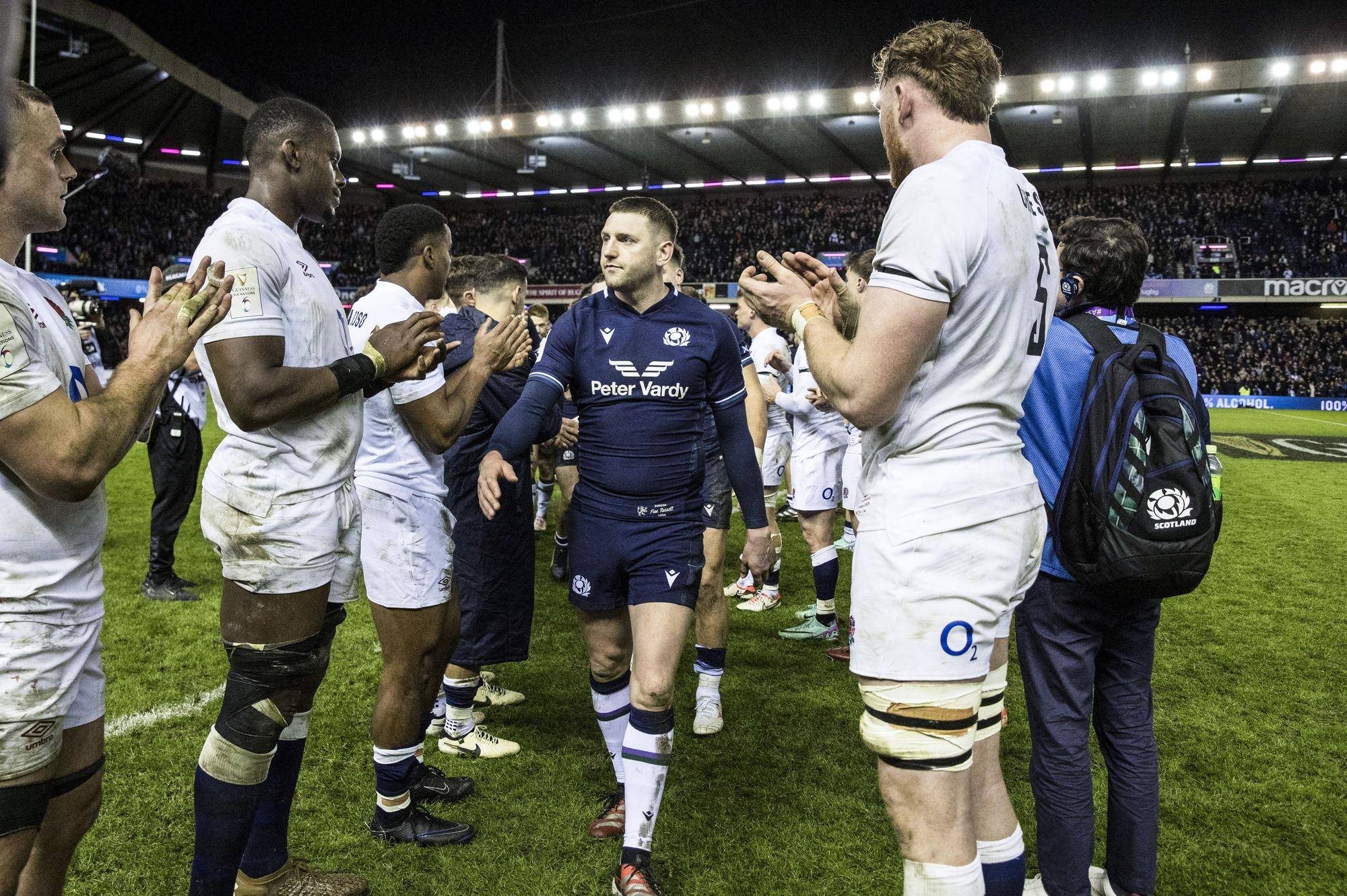 Scotland have been denied access to their English-based players like Finn Russell during the fallow weeks of the Six Nations Championship. (Photo by Craig Williamson / SNS Group)