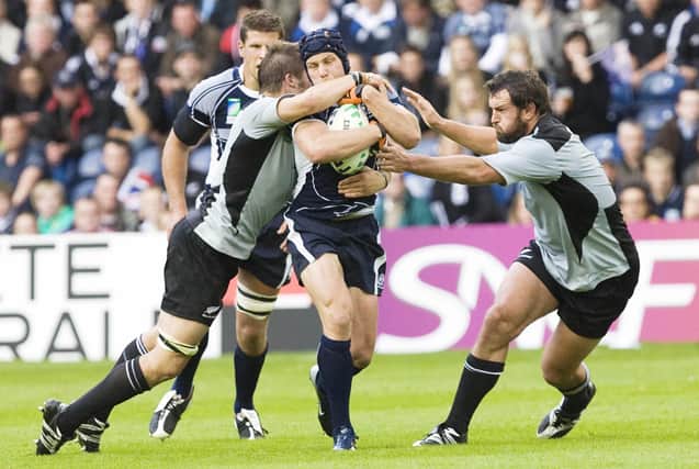 Scotland were soundly defeated 40-0 by New Zealand at Murrayfield in the 2007 World Cup.