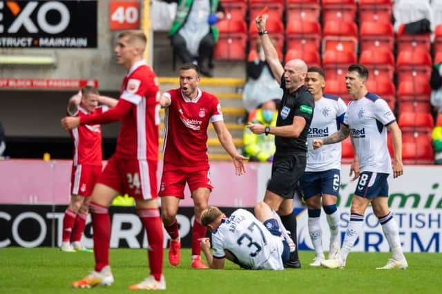 Andrew Considine was red-carded on the opening day of the season.