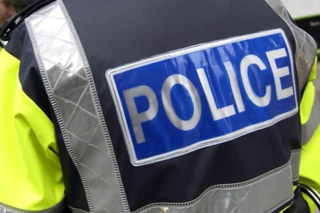The A915 was closed this evening