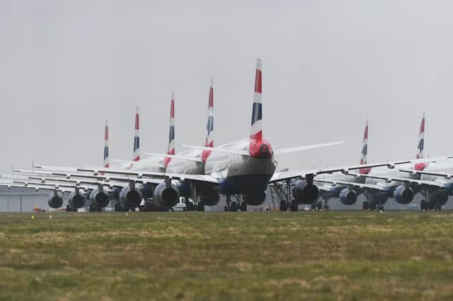 The industry has seen continued suppressed demand for aircraft due to the pandemic and international travel restrictions. Picture: John Devlin