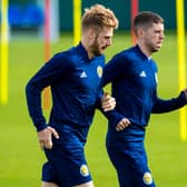 Scotland international midfielders Stuart Armstrong and Ryan Christie, along with Kieran Tierney, will miss the forthcoming internationals. Picture: SNS