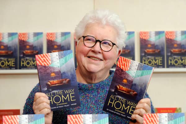 Val McDermid launches the Rock Trust homelessness anthology book.
