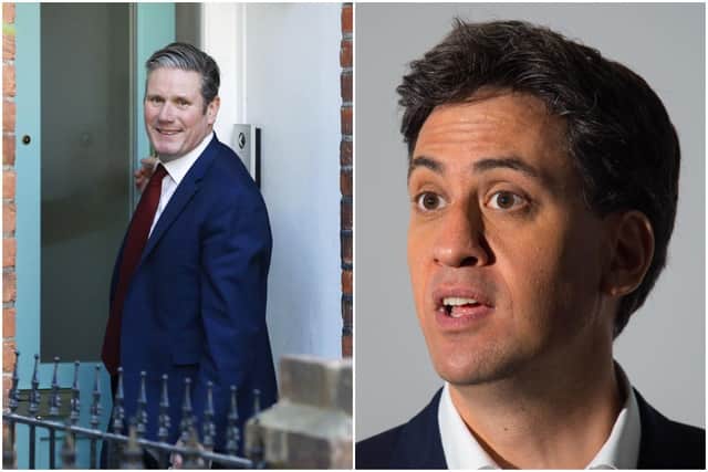 Ed Miliband will return to the Labour frontbench under Sir Keir Starmer as the new leader revealed an overhauled shadow cabinet that includes his former leadership rivals.