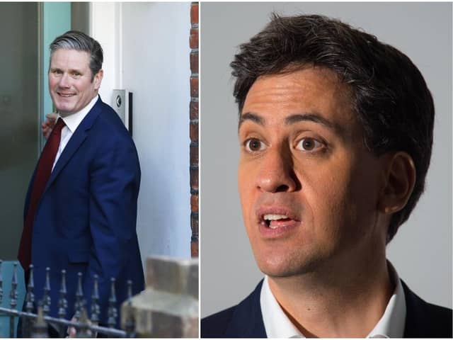 Ed Miliband will return to the Labour frontbench under Sir Keir Starmer as the new leader revealed an overhauled shadow cabinet that includes his former leadership rivals.