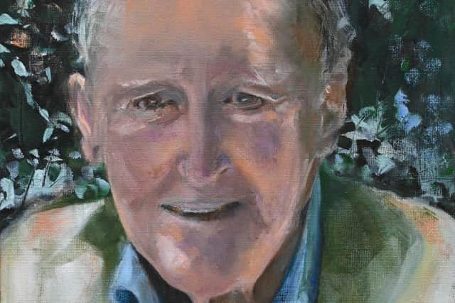 Dairmid Gunn captured in oil by daughter Natasha Gunn