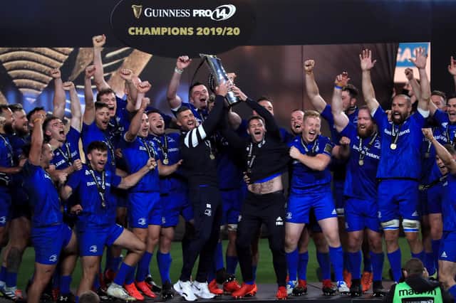 Irish rugby is flourishing. Their teams are riding high in the Pro14, with Leinster going for their fourth successive title. Picture: Donall Farmer/PA