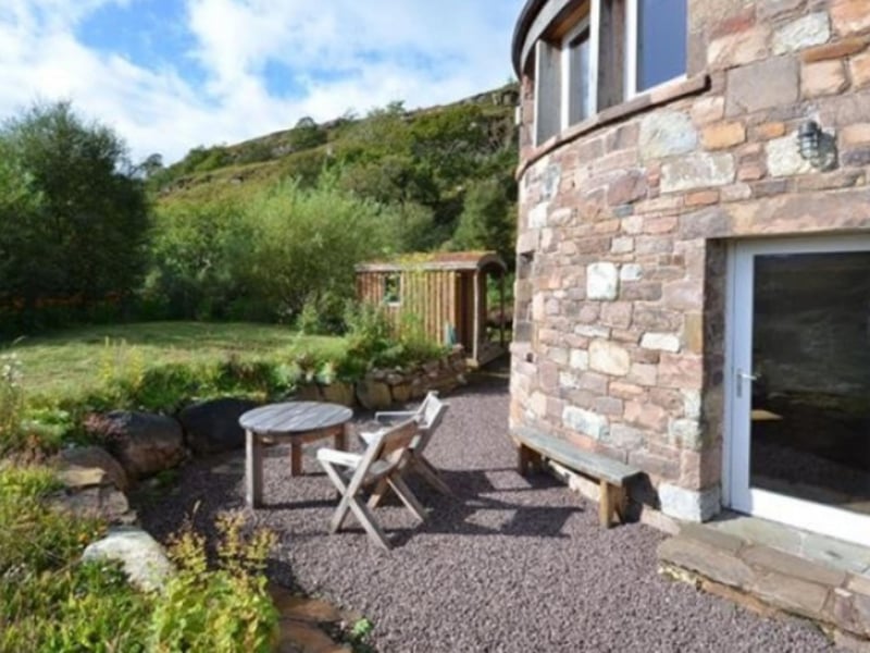 The garden is perfect for relaxing in the sun or stargazing.