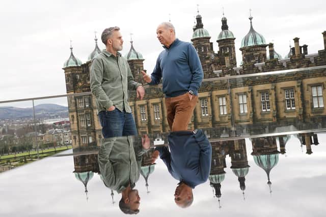 Infix founder and CEO Dr Matthew Freer and David Bowerman. Picture by Stewart Attwood