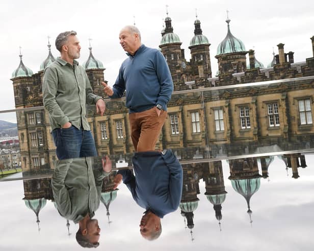 Infix founder and CEO Dr Matthew Freer and David Bowerman. Picture by Stewart Attwood