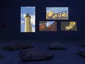 Lighthouse in the Sea of Time, by Zineb Sedira