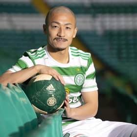 Daizen Maeda has reunited with former boss Ange Postecoglou at Celtic. (Photo by Alan Harvey / SNS Group)