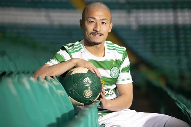 Daizen Maeda has reunited with former boss Ange Postecoglou at Celtic. (Photo by Alan Harvey / SNS Group)