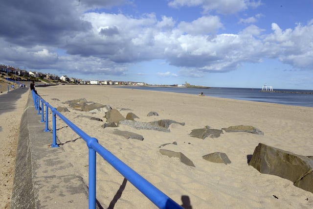 Newbiggin has a promenade which makes for a pleasant walk. Many come to see  an installation by the artist Sean Henry of a painted bronze figures of a couple looking out to sea stand atop a steel platform. Nearby is the lifeboat station and Maritime Centre.
