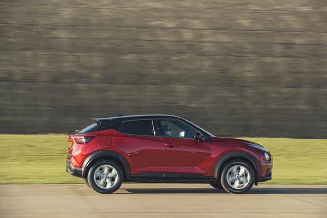 The new Nissan Juke's shape is familiar but with a sharper edge to it