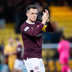 Lawrence Shankland is Hearts' top scorer.  (Photo by Ross Parker / SNS Group)