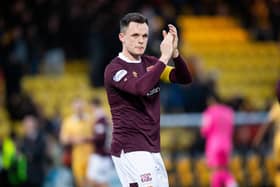Lawrence Shankland is Hearts' top scorer.  (Photo by Ross Parker / SNS Group)
