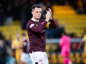 Lawrence Shankland is Hearts' top scorer.  (Photo by Ross Parker / SNS Group)