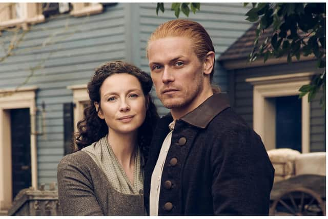 Sam Heughan stars opposite Caitriona Balfe in Outlander