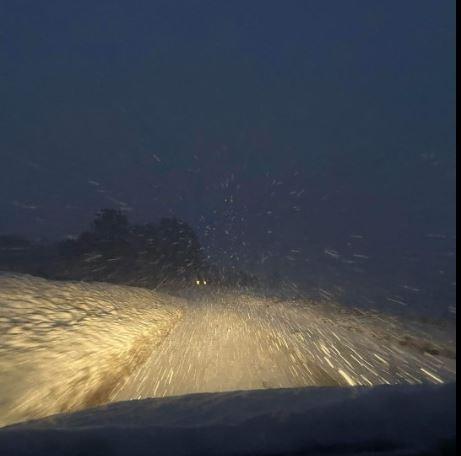 Snow on Michaels to Tayport Road