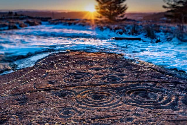 Cup and mark rings at Cairnbaan, one of the most important rock art sites in the glen. PIC: Contributed.