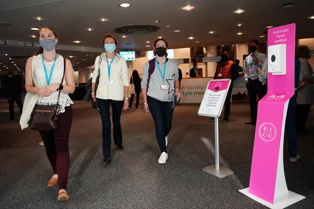 Delegates at the British Society of Lifestyle Medicine's annual conference at the EICC in Edinburgh city centre earlier this month. Picture: Stewart Attwood