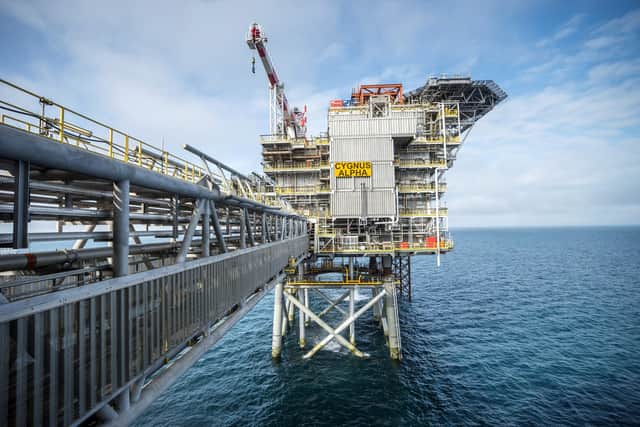 Neptune's Cygnus platform in the North Sea will be at the centre of a first-of-its-kind study aimed at reducing the environmental impact of the oil and gas sector. Picture: contributed.