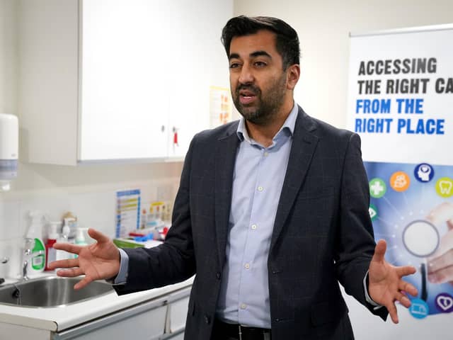 Health secretary Humza Yousaf. Picture: Andrew Milligan/PA