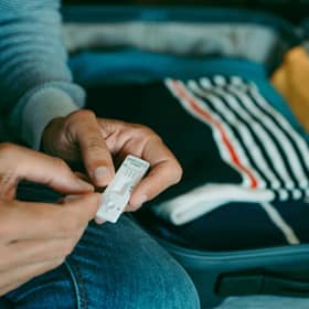 Day 2 Test: When do I need to take my day two Covid test? How much does the Covid travel test cost - and where can I get one? (Image credit: Canva Pro)