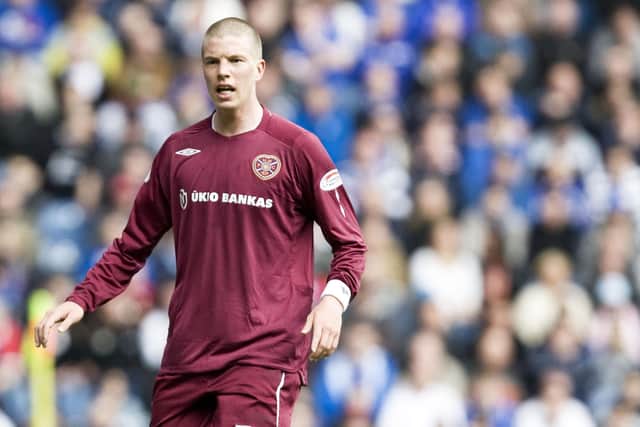 Tullberg only managed seven games for Hearts in the 2008/09 season.
