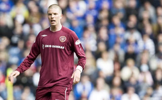 Tullberg only managed seven games for Hearts in the 2008/09 season.