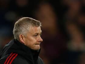 Manchester United's Norwegian manager Ole Gunnar Solskjaer reacts at the final whistle during the English Premier League football match between Watford and Manchester United at Vicarage Road Stadium in Watford,  which would prove to be his last in charge. (Photo by IAN KINGTON/AFP via Getty Images)