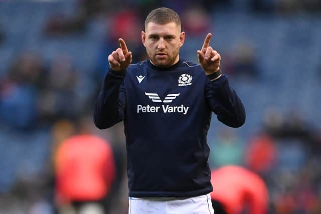 Scotland stand-off Finn Russell was yellow-carded against Wales. (Photo by Stu Forster/Getty Images)
